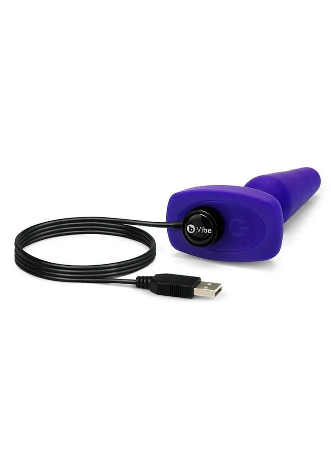 bVibe BVibe Trio Plug Rechargeable Silicone Anal Plug with Remote Control Male Sex Toys