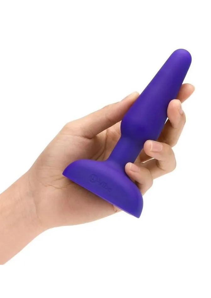 bVibe BVibe Trio Plug Rechargeable Silicone Anal Plug with Remote Control Male Sex Toys