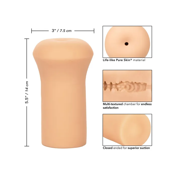 CalExotics Male Sex Toys Boundless Stroker Ivory