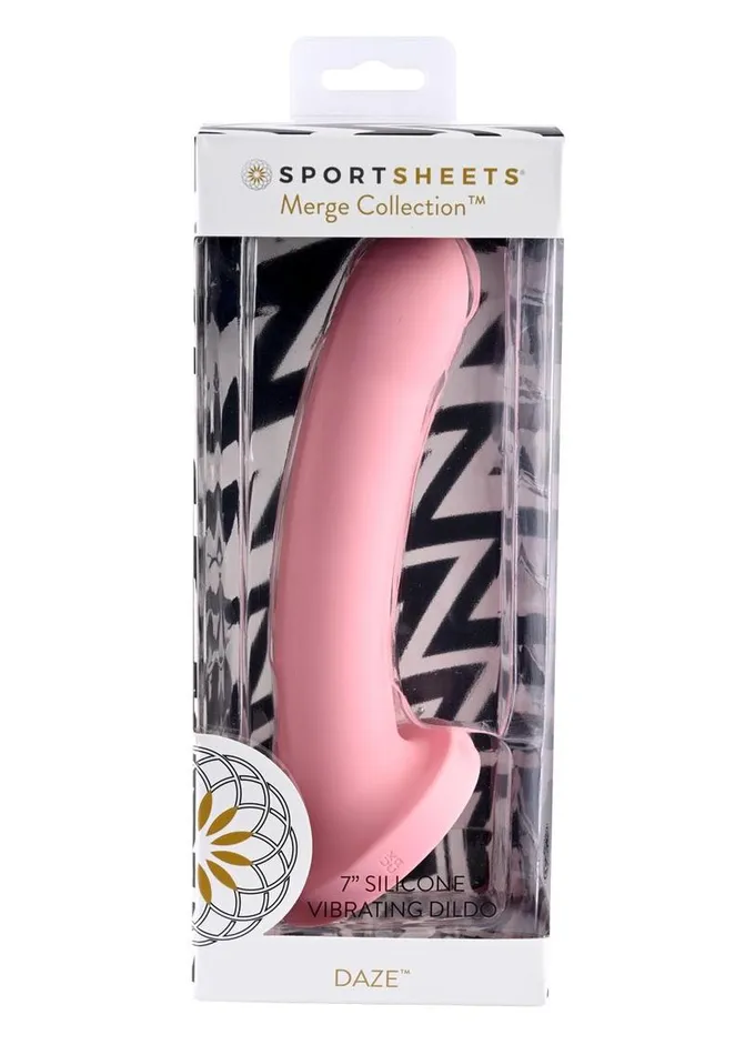 Female Sex Toys Sportsheets Daze Silicone Curved Dildo with Suction Cup
