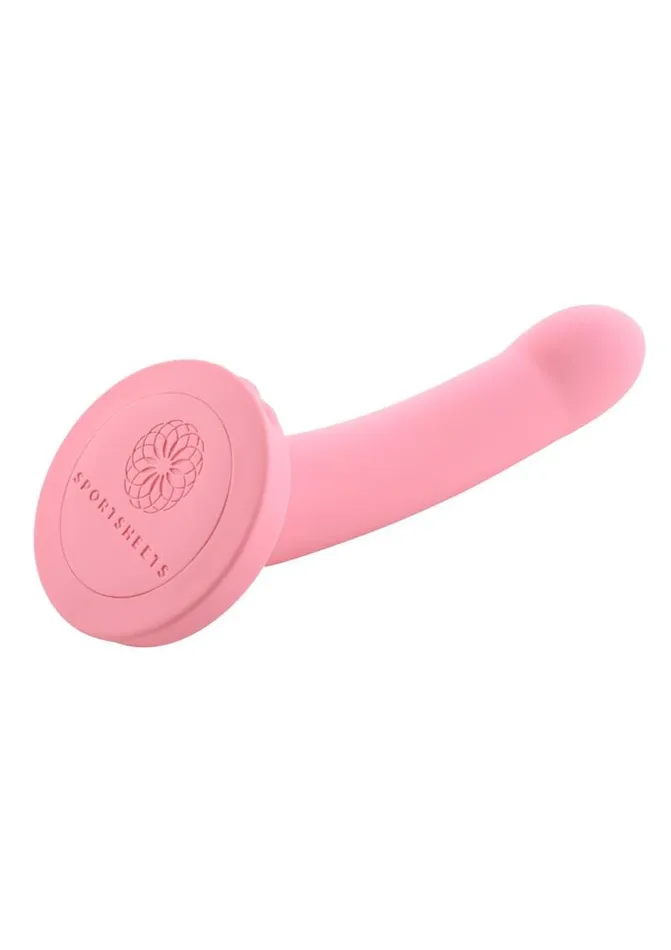 Female Sex Toys Sportsheets Daze Silicone Curved Dildo with Suction Cup