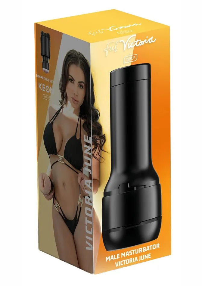 Kiiroo Male Sex Toys Kiiroo Feel Victoria June Stroker Interactive Masturbator Pussy