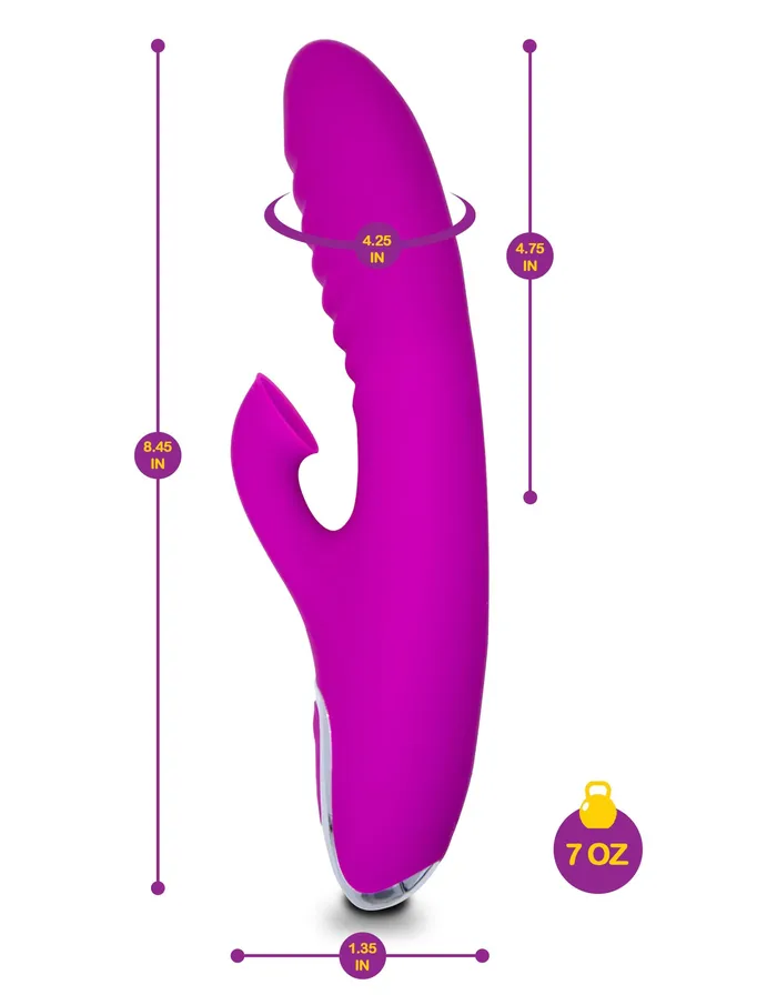 Viben Female Sex Toys Frenzy Rabbit Vibe With Clitoral Suction Berry Viben Female Sex Toys Frenzy Rabbit Vibe With Clitoral Suction Berry