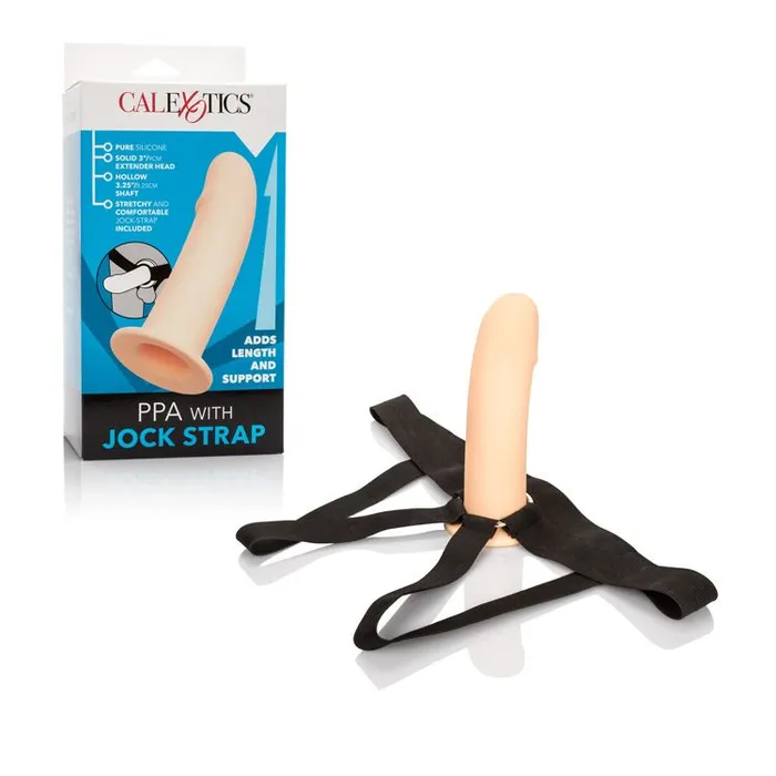 Ppa WJock Strap Ivory California Exotic Novelties Female Sex Toys