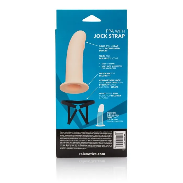 Ppa WJock Strap Ivory California Exotic Novelties Female Sex Toys