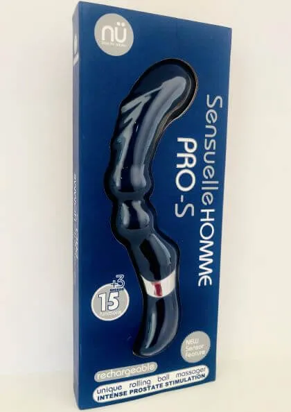 Anal Nu Sensuelle Sensuelle Homme ProS Prostate Massager Navy Blue 15 Functions 3 Speeds Rolling Ball Massager Rechargeable Anal Nu Sensuelle Sensuelle Homme ProS Prostate Massager Navy Blue 15 Functions 3 Speeds Rolling Ball Massager Rechargeable