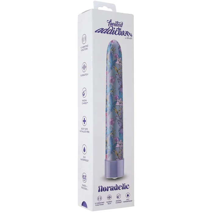 Blush Anal Limited Addiction Floradelic 7 Inch Slim Vibe
