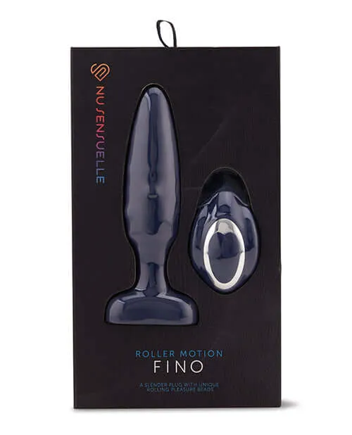 Fino Roller Motion Plug Navy Blue from Nu Sensuelle Nu Sensuelle Anal