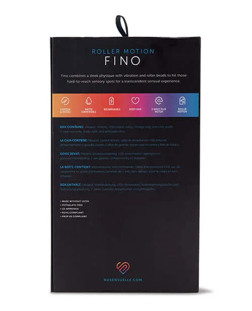Fino Roller Motion Plug Navy Blue from Nu Sensuelle Nu Sensuelle Anal