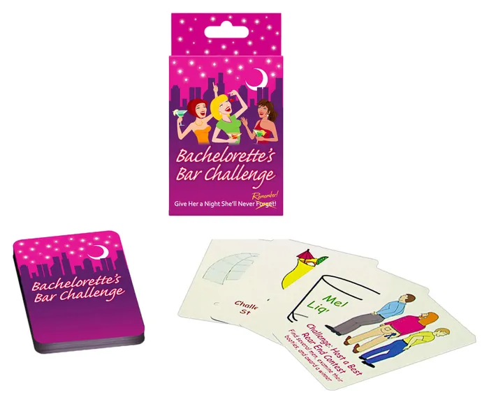 Games Kheper Games Bachelorette Bar Challenge Girls Last Night Out Card Game
