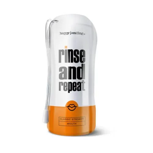 Happy Ending Rinse and Repeat Classic Stroker Mouth Global Novelties Male Sex Toys