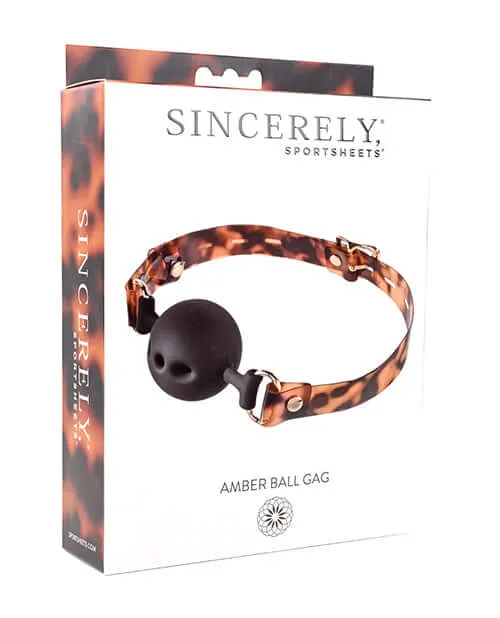 Sport Sheets Male Sex Toys Sincerely Amber Ball Gag