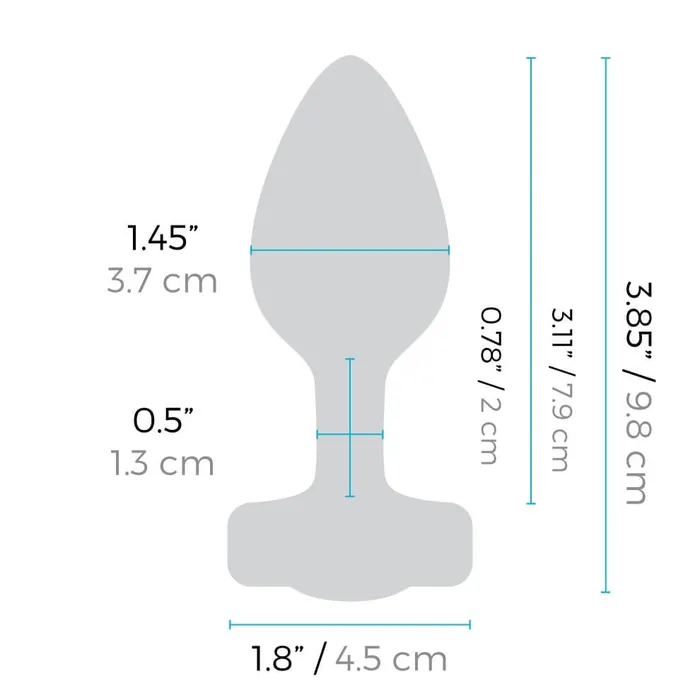 Vibrating Jewel Plug As You Like It OR Anal