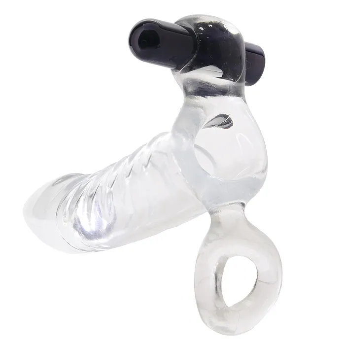 XGen Anal Size Up 2 Inch Vibrating Extender in Clear