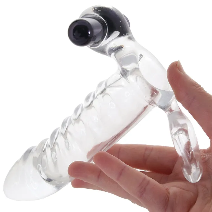 XGen Anal Size Up 2 Inch Vibrating Extender in Clear