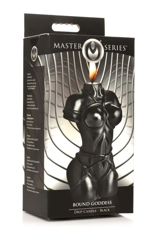 XR Brands Anal Master Series Bound Goddess Drip Candle Black by XR Brands