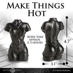 XR Brands Anal Master Series Bound Goddess Drip Candle Black by XR Brands