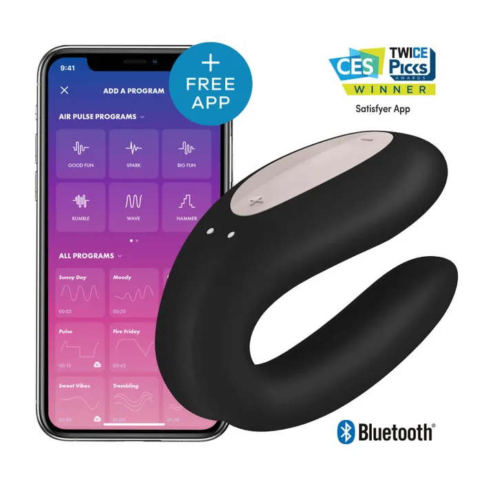 Double Joy Black Satisfyer Anal Double Joy Black Satisfyer Anal
