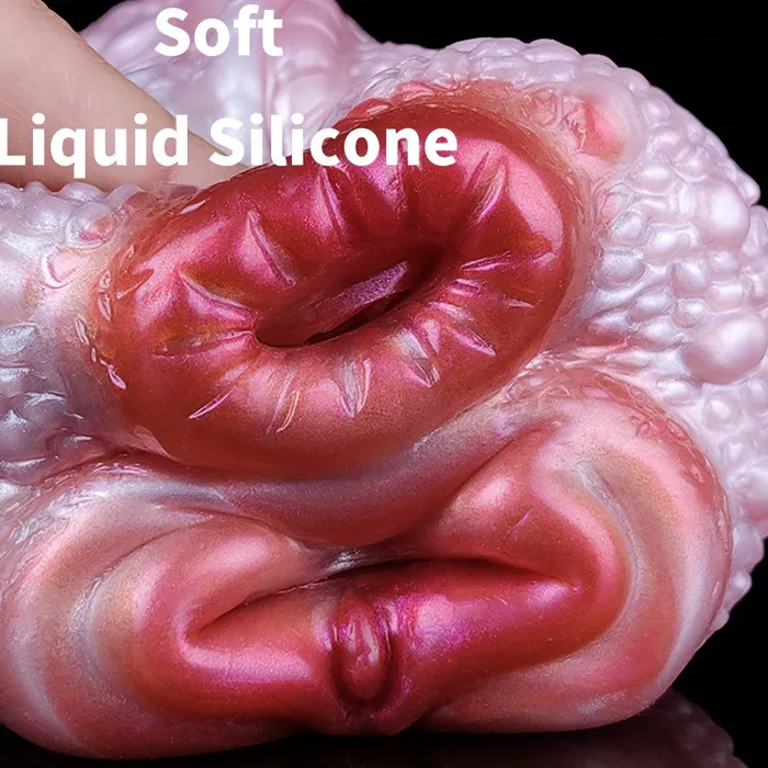 Fantasy Realistic Dragon Silicone Pocket Pussy Penis Exercise Masturbator FRRK Male Sex Toys