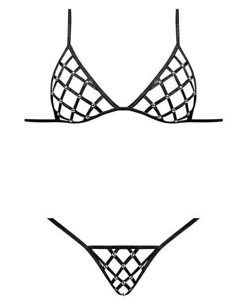 Male Power Anal Lust Orthia Criss Cross Bra Gstring Black Male Power Anal Lust Orthia Criss Cross Bra Gstring Black
