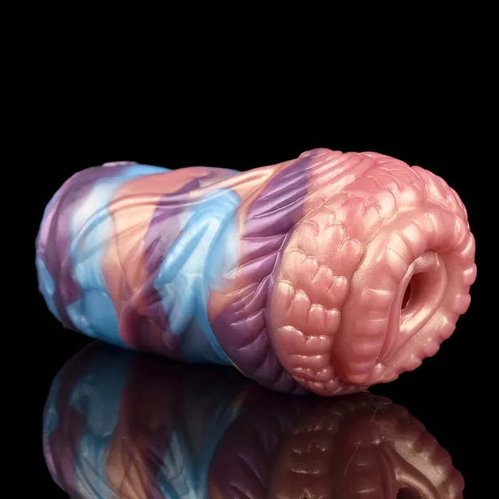 Male Sex Toys Colorful Specialshaped Silicone Pocket Pussy Penis Exercise Masturbator FRRK