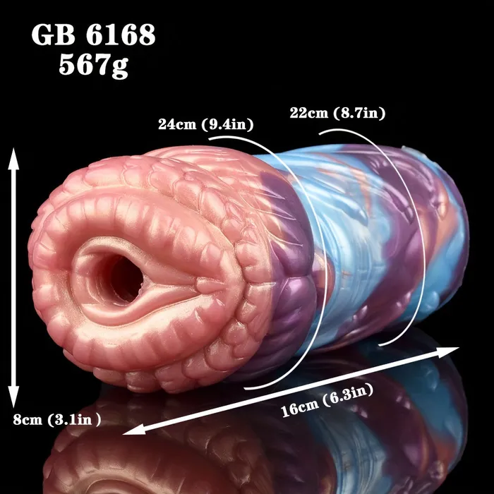 Male Sex Toys Colorful Specialshaped Silicone Pocket Pussy Penis Exercise Masturbator FRRK