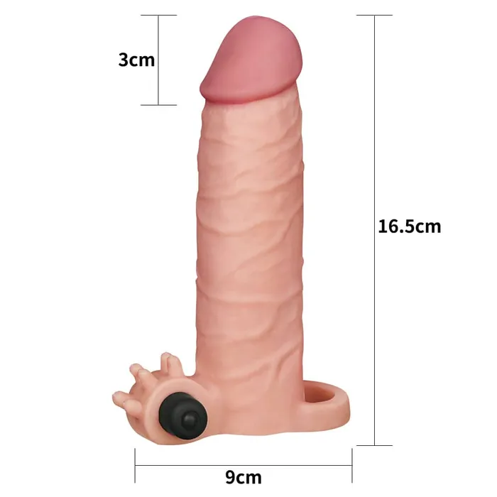 Male Sex Toys lovetoy Add 2 Pleasure X Tender Vibrating Penis Sleeve