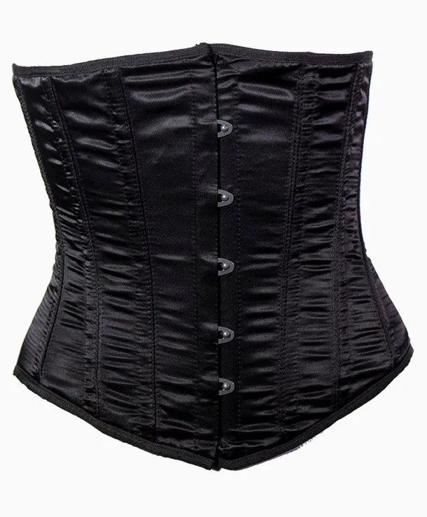 Nobodys Fool Waist Cincher in Black Bound Boutique Anal