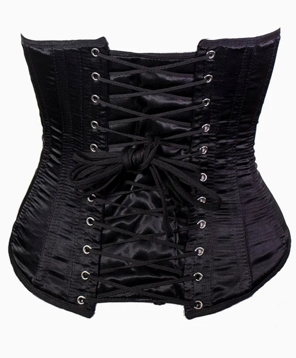 Nobodys Fool Waist Cincher in Black Bound Boutique Anal