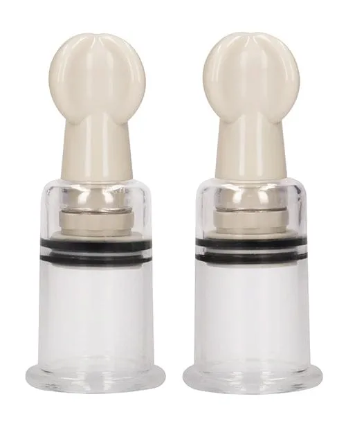 Shots America Anal Shots Pumped Nipple Suction Set Medium Clear Shots America Anal Shots Pumped Nipple Suction Set Medium Clear