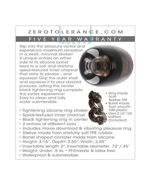 Zero Tolerance Anal Zero Tolerance Stroke To Go Black Zero Tolerance Anal Zero Tolerance Stroke To Go Black