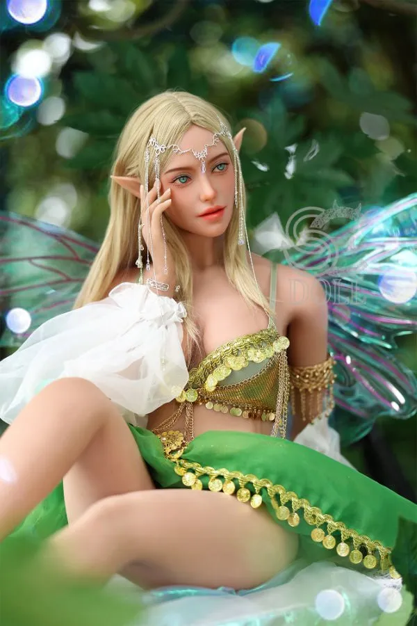 163cm5ft4 Ecup Fairy Alien ELF TPE Sex Doll Head 021 LuisD SE Doll Male Sex Toys