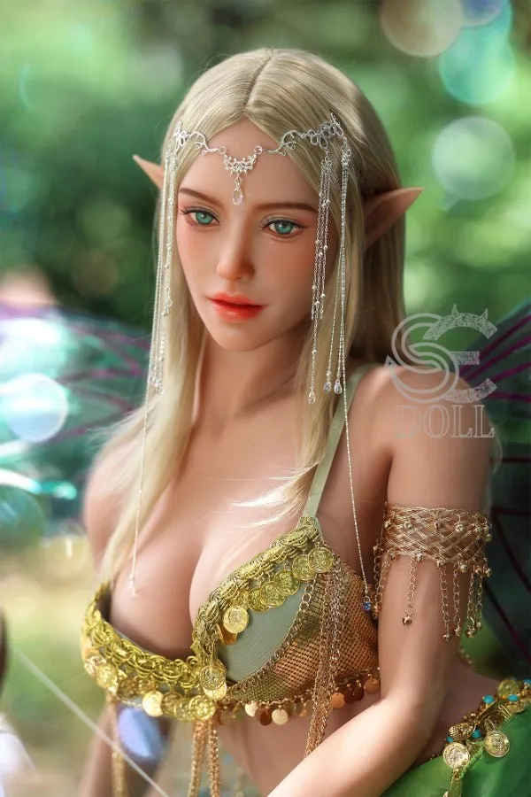 163cm5ft4 Ecup Fairy Alien ELF TPE Sex Doll Head 021 LuisD SE Doll Male Sex Toys