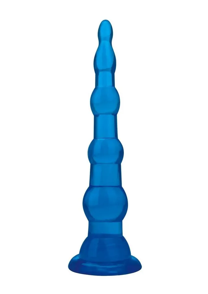 Blue Line CandB Gear Anal Blue Line Anal Beads with Suction Cup
