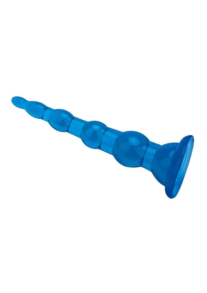 Blue Line CandB Gear Anal Blue Line Anal Beads with Suction Cup Blue Line CandB Gear Anal Blue Line Anal Beads with Suction Cup