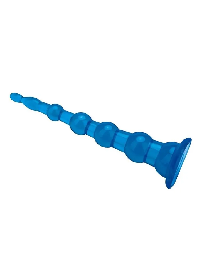 Blue Line CandB Gear Anal Blue Line Anal Beads with Suction Cup Blue Line CandB Gear Anal Blue Line Anal Beads with Suction Cup