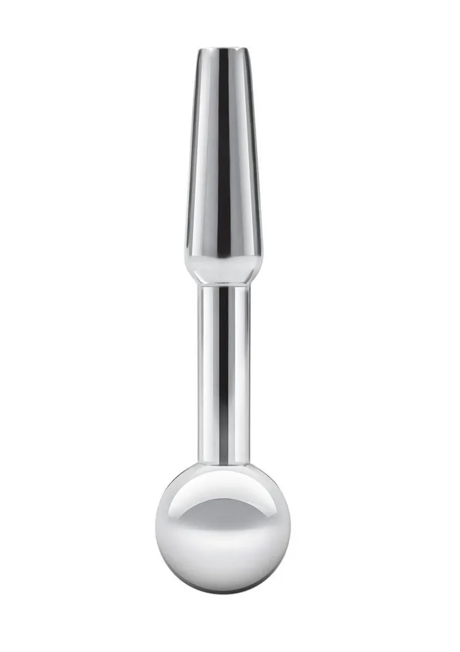 Blue Line Peephole Penis Plug Stainless Blue Line CandB Gear Anal