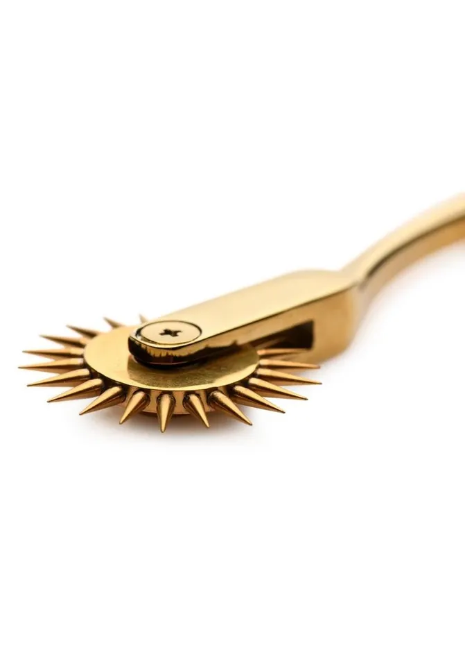 Master Series Anal Master Series Gold Sensation Wartenberg Wheel