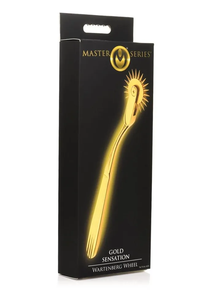 Master Series Anal Master Series Gold Sensation Wartenberg Wheel