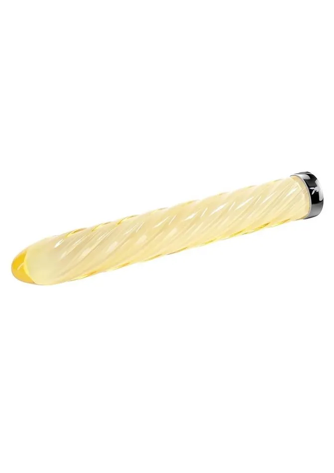 Playboy Female Sex Toys Playboy Twist Of Fate Rechargeable Glass Twirling Vibrator Playboy Female Sex Toys Playboy Twist Of Fate Rechargeable Glass Twirling Vibrator