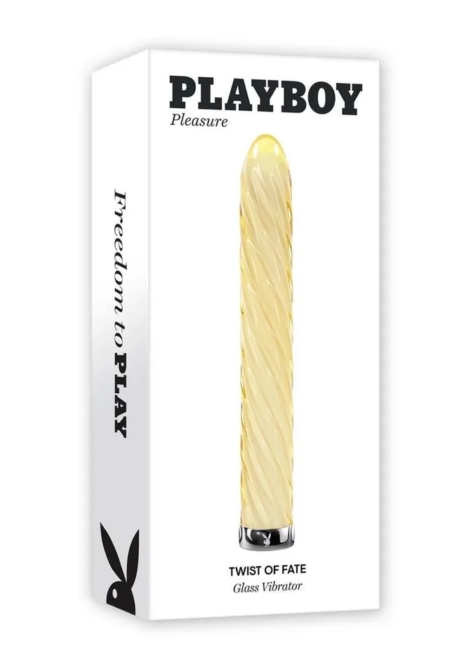 Playboy Female Sex Toys Playboy Twist Of Fate Rechargeable Glass Twirling Vibrator Playboy Female Sex Toys Playboy Twist Of Fate Rechargeable Glass Twirling Vibrator