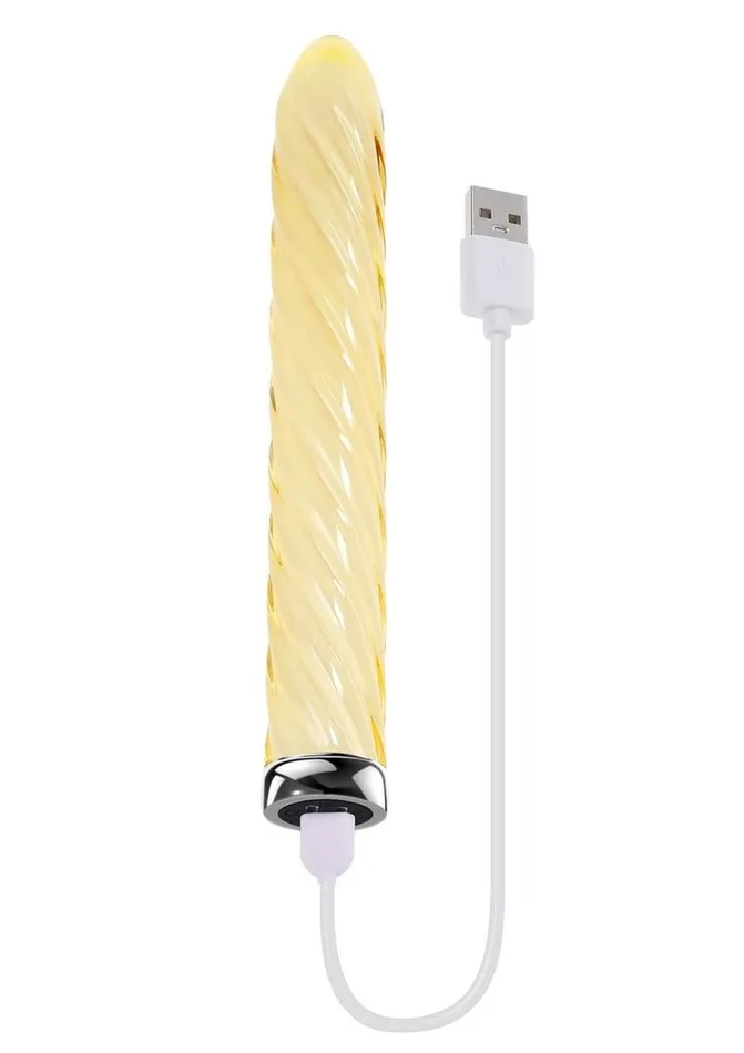 Playboy Female Sex Toys Playboy Twist Of Fate Rechargeable Glass Twirling Vibrator Playboy Female Sex Toys Playboy Twist Of Fate Rechargeable Glass Twirling Vibrator