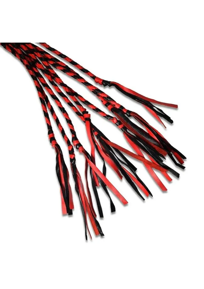 Prowler RED Vibrators Prowler Red Long Handle Flogger
