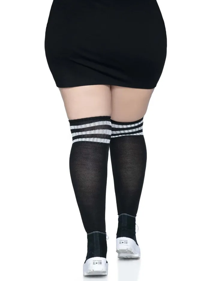 Over the Knee Athletic Socks 1x2x Blackwhite Leg Avenue Anal Over the Knee Athletic Socks 1x2x Blackwhite Leg Avenue Anal