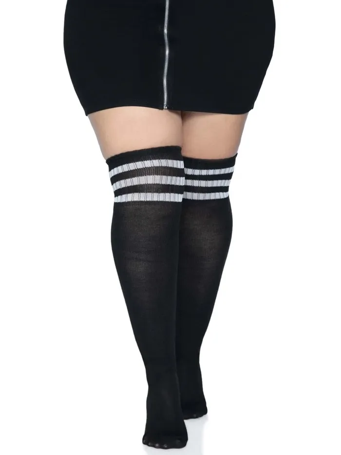 Over the Knee Athletic Socks 1x2x Blackwhite Leg Avenue Anal Over the Knee Athletic Socks 1x2x Blackwhite Leg Avenue Anal
