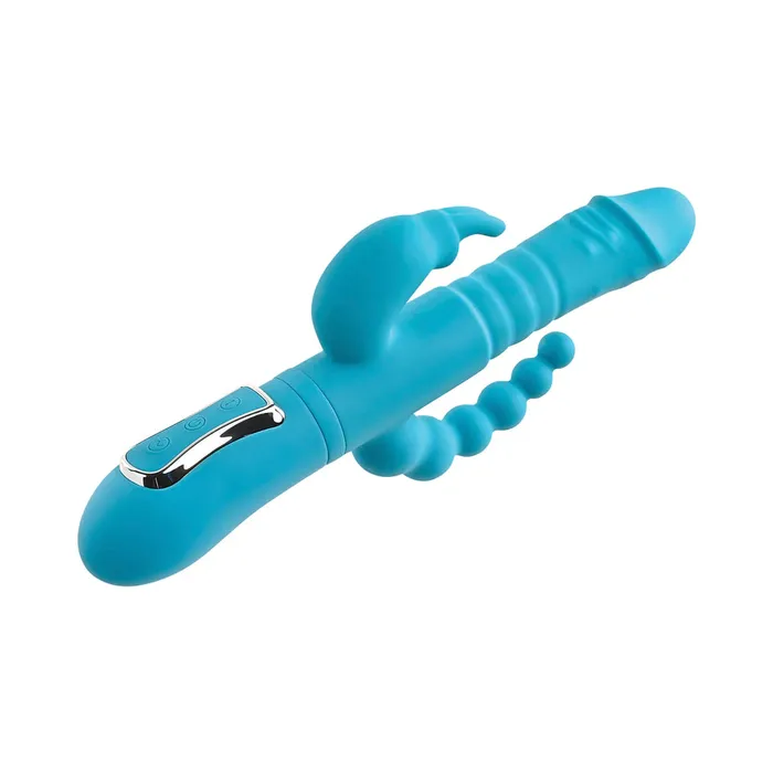 Evolved Vibrators A Thrusting Triple Rabbit Vibrator