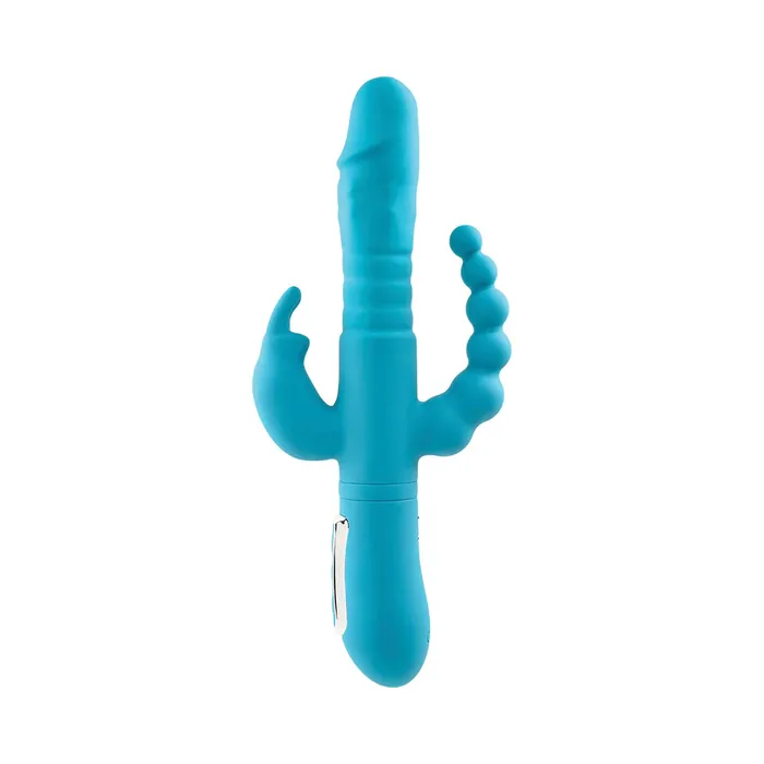 Evolved Vibrators A Thrusting Triple Rabbit Vibrator
