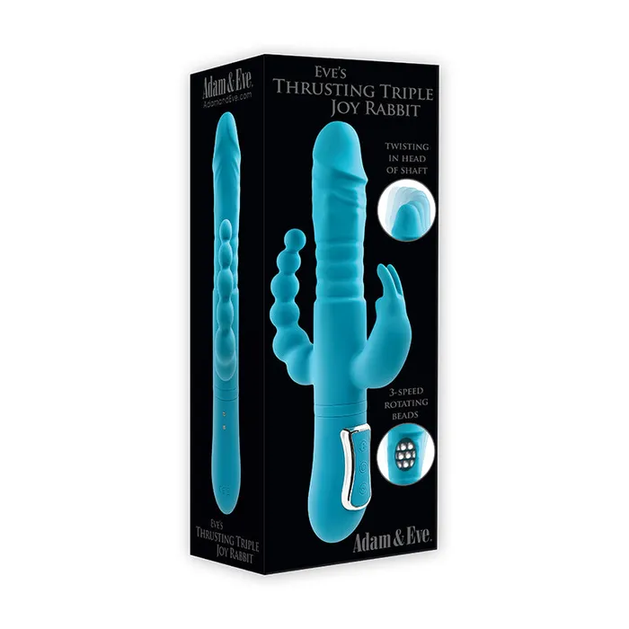 Evolved Vibrators A Thrusting Triple Rabbit Vibrator