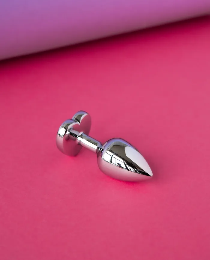 Winyi Anal Bejewelled Heart Metal Butt Plug