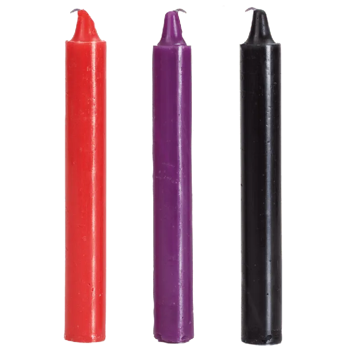 Anal Doc Johnson Japanese Drip Candles Set of 3 Doc Johnson
